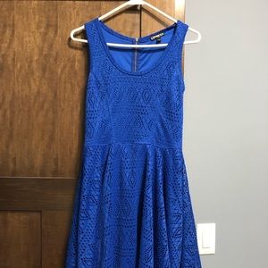 Cobalt blue Express dress